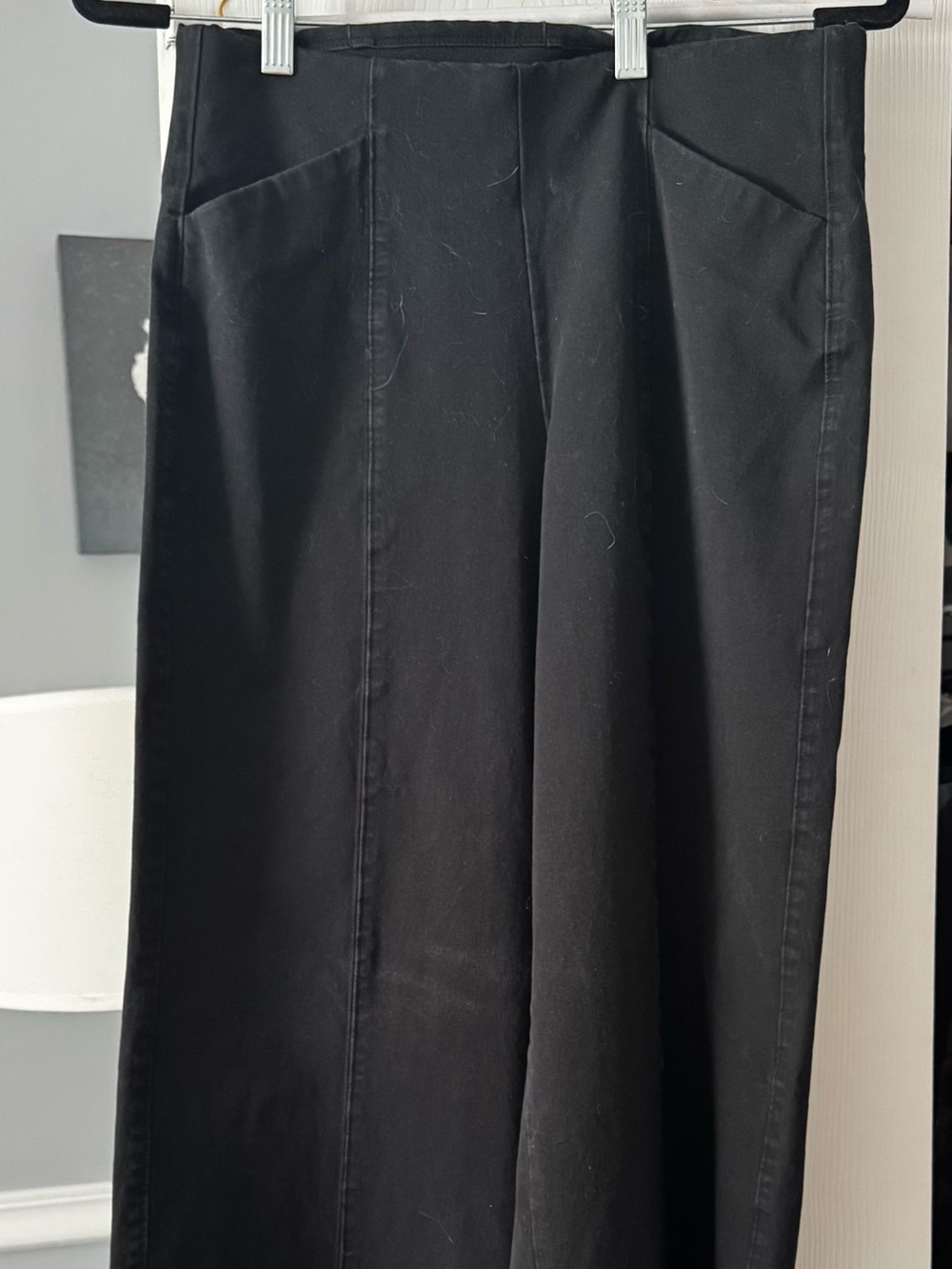 Old Navy Black Pixie Wide Leg High-Rise